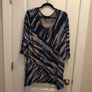 Flattering Blue Catherine’s Top